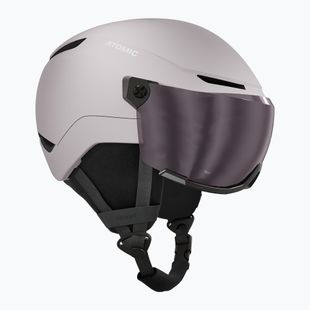 Kask narciarski dziecięcy Atomic Revent Visor Jr concrete/silver flash