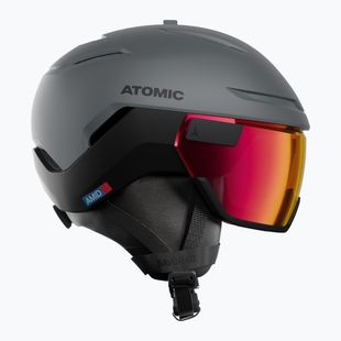 Kask narciarski Atomic Savor GT Amid Visor Photo slate/red photo