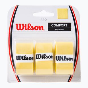 Owijki do rakiet tenisowych Wilson Pro Comfort Overgrip 3 szt. yellow