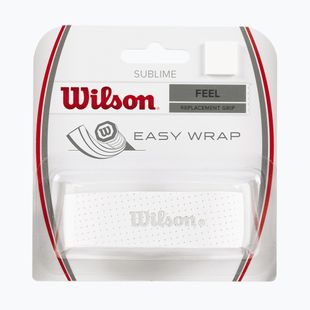 Owijka do rakiet tenisowych Wilson Sublime Grip white