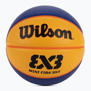 Piłka do koszykówki dziecięca Wilson Fiba 3X3 Mini Rubber yellow rozmiar 3