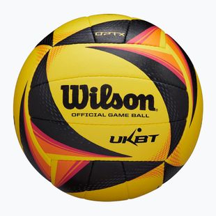 Piłka do siatkówki plażowej Wilson OPTX AVP VB OFFICIAL GB yellow rozmiar 5
