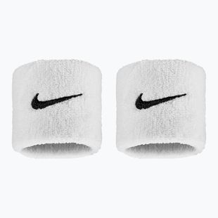 Frotki na nadgarstek Nike Swoosh Classic Wristbands 2 szt. white/black