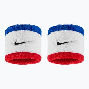 Frotki na nadgarstek Nike Swoosh Classic Wristbands 2 szt. game royal/university red/black