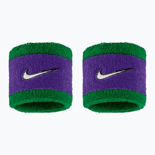 Frotki na nadgarstek Nike Swoosh Classic Wristbands 2 szt. clover/fierce purple/white