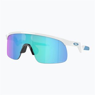 Okulary przeciwsłoneczne dziecięce Oakley Resistor polished white/prizm sapphire