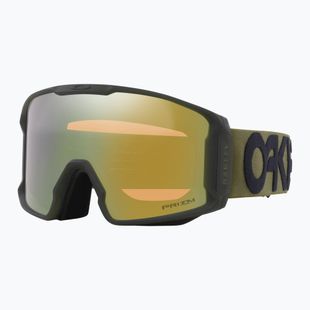 Gogle narciarskie Oakley Line Miner L matte b1b dark brush/prizm sage gold iridium