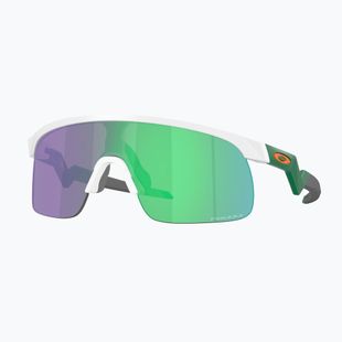 Okulary przeciwsłoneczne dziecięce Oakley Resistor matte white/prizm jade