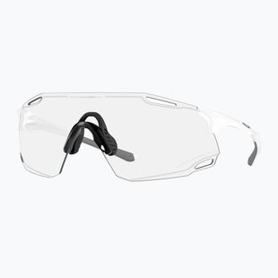 Okulary przeciwsłoneczne Oakley Cybr Dyno matte white/clear to black iridium photochromic