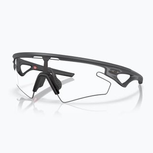 Okulary przeciwsłoneczne Oakley Sphaera Slash carbon/clear to black iridium photochromic