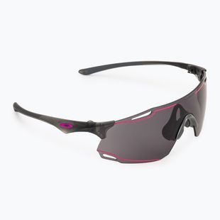 Okulary przeciwsłoneczne Oakley Cybr Dyno matte grey smoke/prizm grey with pink ink