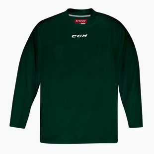 Longsleeve hokejowy dziecięcy CCM 5000 JR dark green