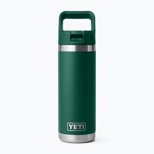 Butelka termiczna YETI Rambler C Straw 532 ml black forest green