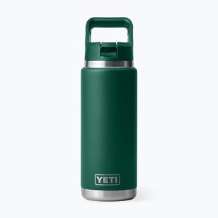 Butelka termiczna YETI Rambler Straw 769 ml black forest green