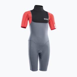 Pianka do pływania dziecięca ION Capture 2/2 Shorty Back Zip Jr steel blue/red