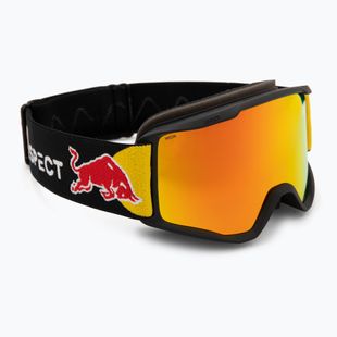 Gogle narciarskie Red Bull SPECT Neon black/orange with red mirror