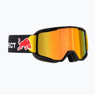 Gogle narciarskie Red Bull SPECT Neon black/orange with red mirror