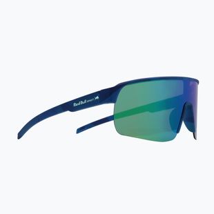 Okulary przeciwsłoneczne Red Bull SPECT Dakota matt blue/smoke with green-purple mirror