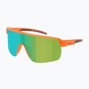 Okulary przeciwsłoneczne Red Bull SPECT Dakota matt clear neon-orange/brown with blue-green mirr