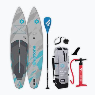 Zestaw deska SUP pompowana DUOTONE iSUP Raven Air SLS 12'6 2026 light grey