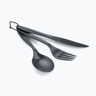 Zestaw sztućców GSI Outdoors Ring Cutlery grey
