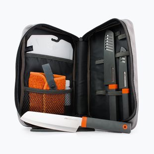 Zestaw noży turystycznych GSI Outdoors Santoku Knife 7 pcs. grey