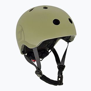 Kask dziecięcy Scoot & Ride S-M olive