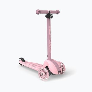 Hulajnoga trójkołowa dziecięca Scoot & Ride Highwaykick 3S 2w1 LED rose