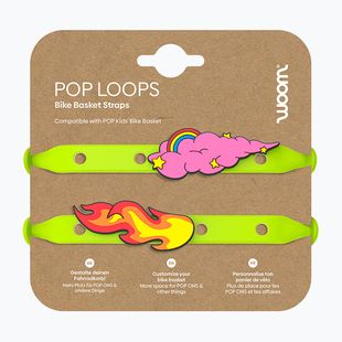 Paski do koszyka na przypinki woom POP Loops dragon flame/fairy dust