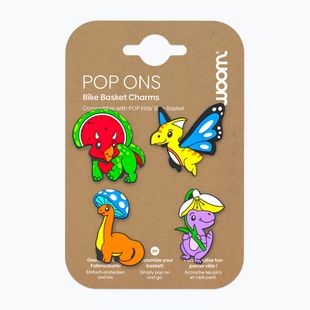 Przypinki do koszyka rowerowego woom POP ONS florassic park