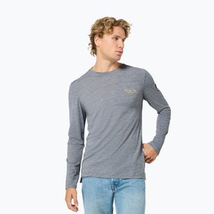 Longsleeve męski super.natural Apres Ski cashmere grey melange/various