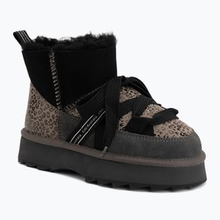Śniegowce damskie EMU Australia Blurred Micro Patchwork Leo charcoal