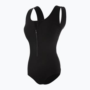 Strój pływacki jednoczęściowy damski Funkita Zip Front One Piece still black