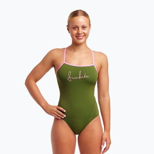 Strój pływacki jednoczęściowy damski Funkita Single Strap One Piece glamo camo