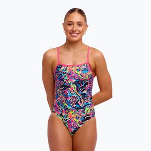 Strój pływacki jednoczęściowy damski Funkita Single Strap One Piece lolly leopard lolly leopard