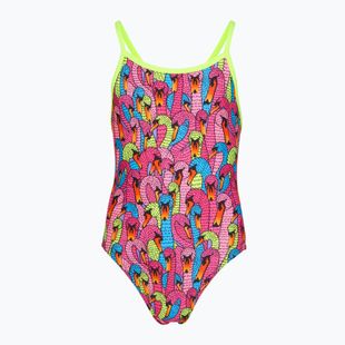 Strój pływacki jednoczęściowy dziecięcy Funkita Single Strap One Piece swan city