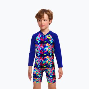 Kombinezon UPF 50+ dziecięcy Funky Trunks Go Jump Suit wet wave
