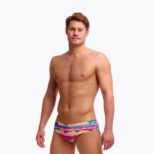 Slipy pływackie męskie Funky Trunks Classic Brief paint patch