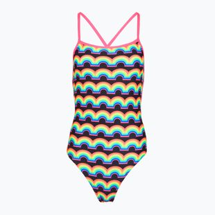 Strój pływacki jednoczęścioy damski Funkita Strapped In One Piece rainbowie