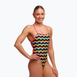 Strój pływacki jednoczęścioy damski Funkita Strapped In One Piece rainbowie
