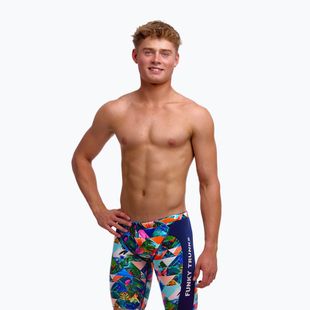 Jammery pływackie dziecięce Funky Trunks Training Jammers palm prism