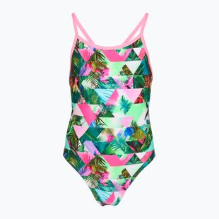 Strój pływacki jednoczęściowy dziecięcy Funkita Single Strap One Piece sub lime