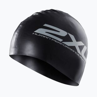 Czepek pływacki 2XU Silicone black/black