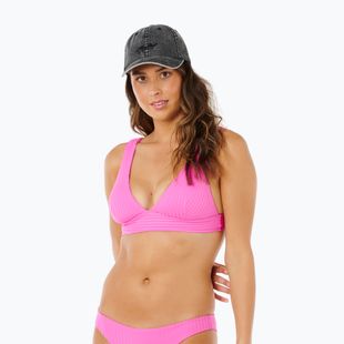 Strój kąpielowy dwuczęściowy damski Rip Curl Premium Surf D-Dd Deep V super pink