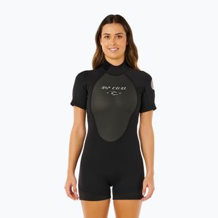 Pianka do pływania damska Rip Curl Omega 2/2 mm Back Zip Springsuit black