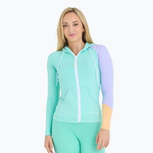 Bluza UV damska Jetpilot Pacer Hooded Rashie teal