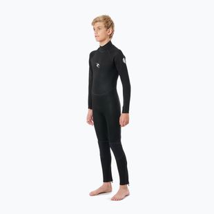 Pianka do pływania dziecięca Rip Curl Junior Freelite 3/2 mm Back Zip Flat Lock black