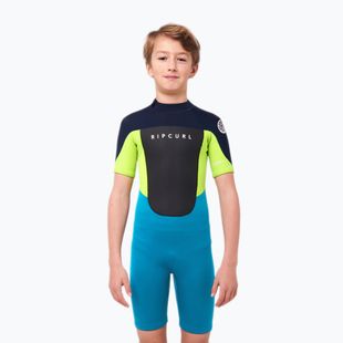 Pianka do pływania dziecięca Rip Curl Omega 2 mm Back Zip Springsuit navy