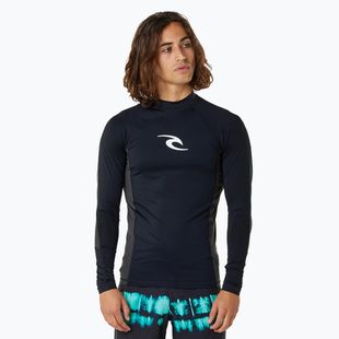 Longsleeve do pływania męski Rip Curl Waves UPF Performance black