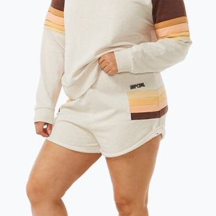 Spodenki damskie Rip Curl Block Party Track oatmeal marle